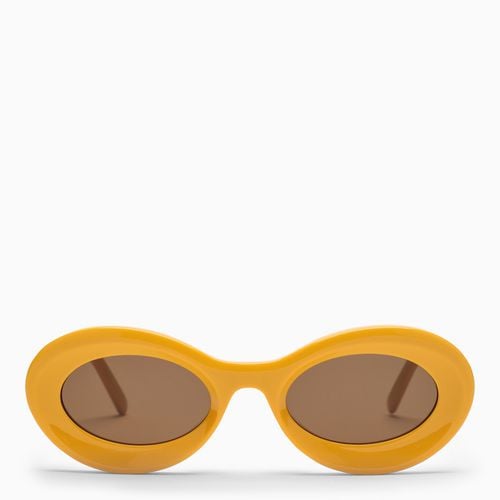 Gelbe ovale Sonnenbrille - Loewe - Modalova