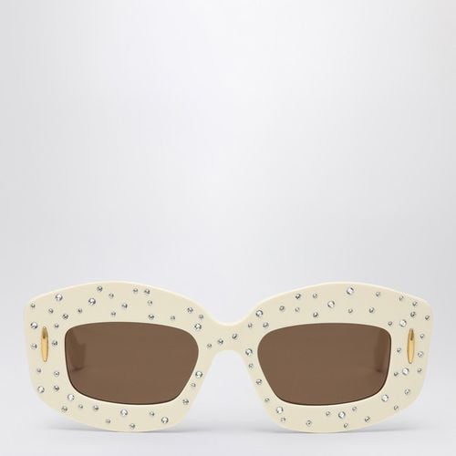 Arch Mask white sunglasses - Loewe - Modalova