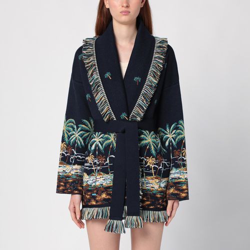 Cardigan Jacquard fantasia Midnight - Alanui - Modalova