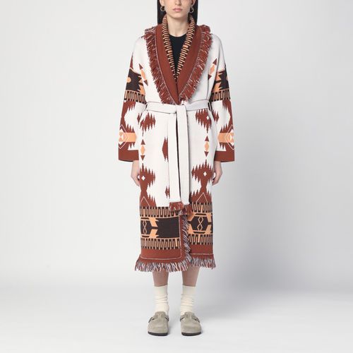 Long cardigan Icon Jacquard /brown - Alanui - Modalova