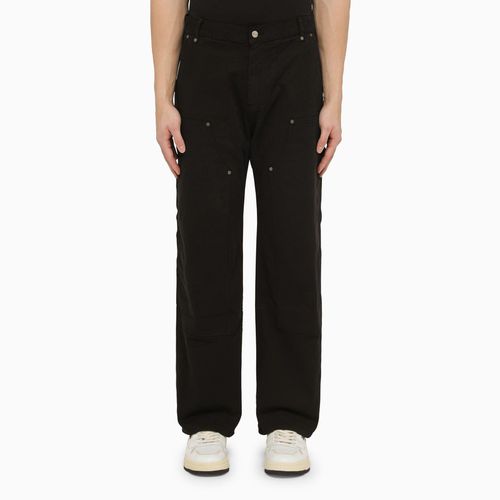 Pantalone nero in cotone stretch - Represent - Modalova