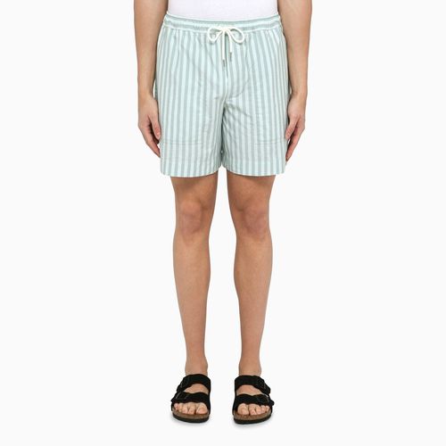 Gestreifte Shorts aus Baumwolle - Maison Kitsuné - Modalova