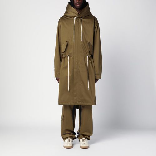 Khaki green cotton parka - WALES BONNER - Modalova