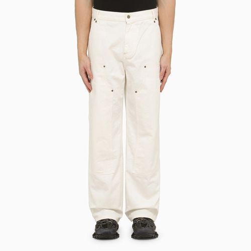 Cream cotton trousers - Represent - Modalova