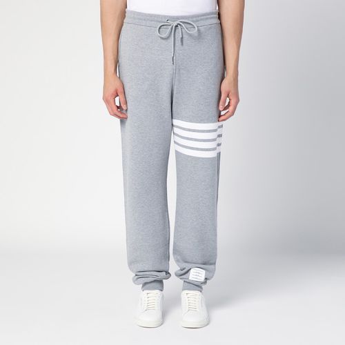 Hellgraue Jogginghose aus Baumwolle - Thom Browne - Modalova