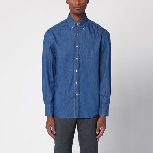 Button-Down-Jeanshemd aus Denim - Brunello Cucinelli - Modalova