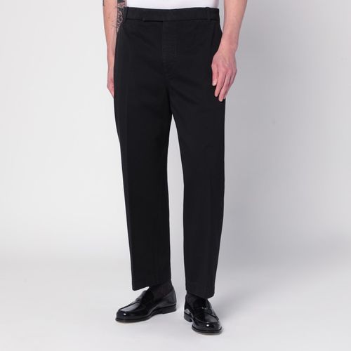Pantaloni neri in cotone - Thom Browne - Modalova