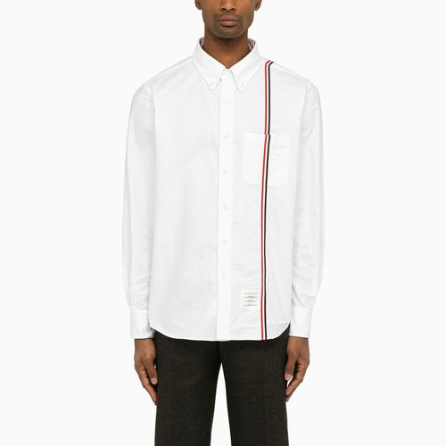 White poplin shirt with RWB detail - Thom Browne - Modalova