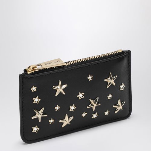 Black zip coin purse with stars - Jimmy Choo - Modalova