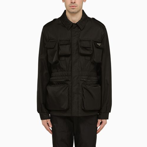 Black Re-Nylon multi-pocket jacket - Prada - Modalova