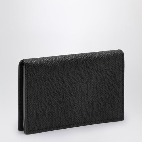 Wave-line cardholder in leather - Valextra - Modalova