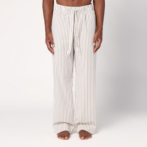 Beige striped pyjama trousers - Tekla - Modalova