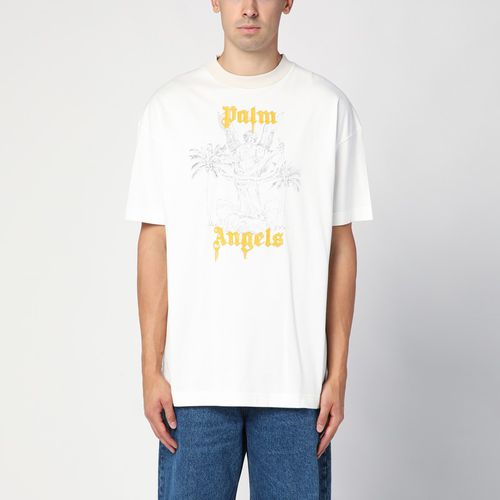 T-shirt Angel Pencil off white - Palm Angels - Modalova