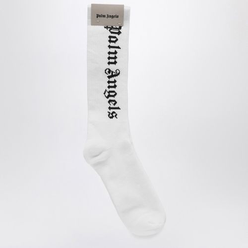 White logoed socks - Palm Angels - Modalova