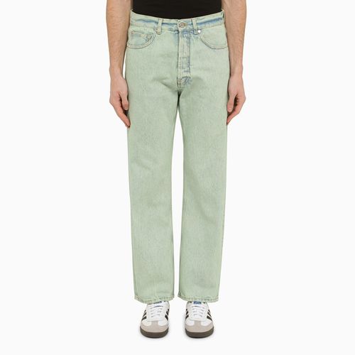 Regular mint green denim jeans - Palm Angels - Modalova