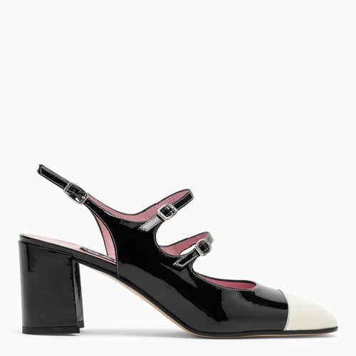 Papaia Ivory/ patent leather slingback - Carel Paris - Modalova