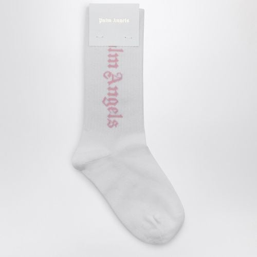 Weiße Socken mit Logo - Palm Angels - Modalova