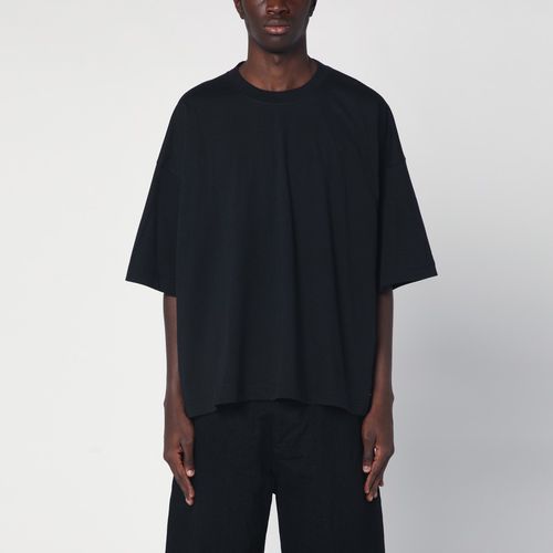 Schwarzes Oversize-T-Shirt Piu aus Baumwolle - Studio Nicholson - Modalova