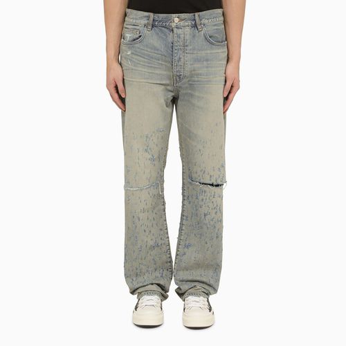 Jeans antique indigo con strappi - AMIRI - Modalova