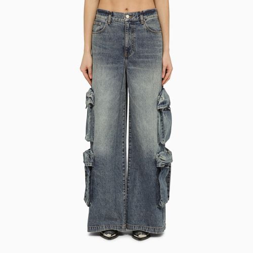 Baggy Cargojeans aus blauem Denim - AMIRI - Modalova