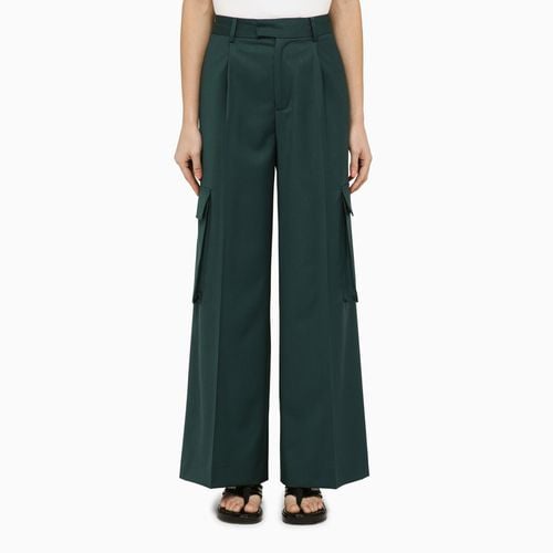 Forest green wool trousers - AMIRI - Modalova