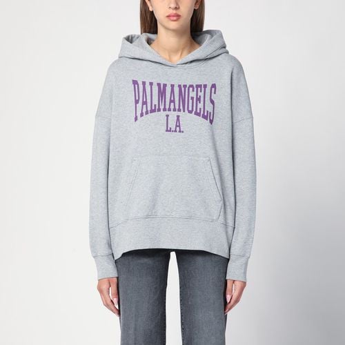 College hoodie melange grey/violet - Palm Angels - Modalova