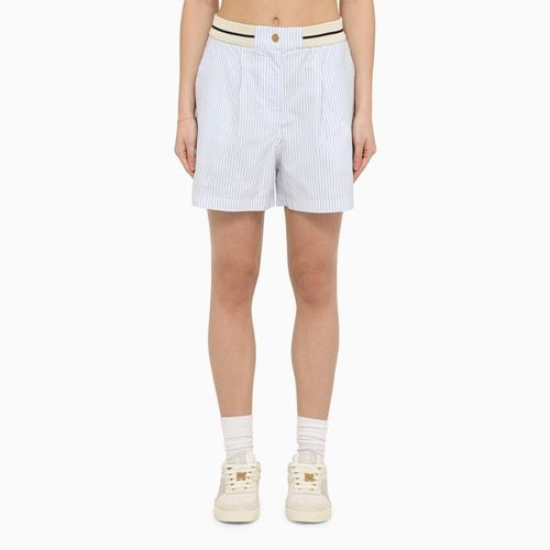 Gestreifte Boxershorts aus Baumwolle weiß/ - Palm Angels - Modalova