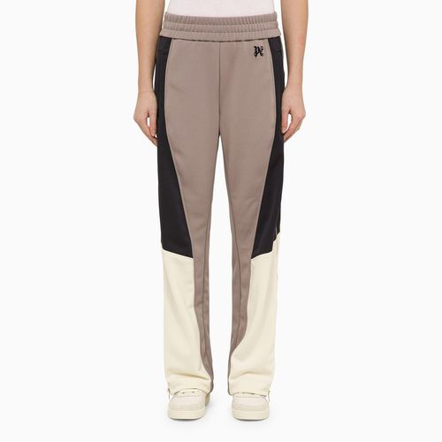 Pantalone sportivo color-block lilla - Palm Angels - Modalova