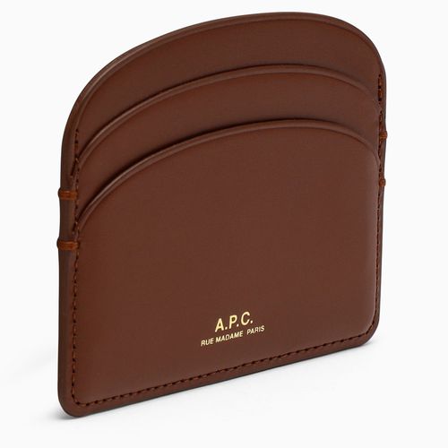 Brown Demi-Lune credit card holder - A.P.C. - Modalova