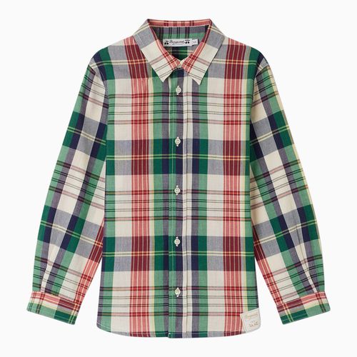 Camicia Daho verde scura in cotone - Bonpoint - Modalova