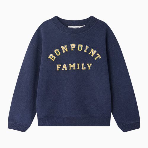 Dunkelblaues Sweatshirt Tonino aus Baumwolle mit Logo - Bonpoint - Modalova