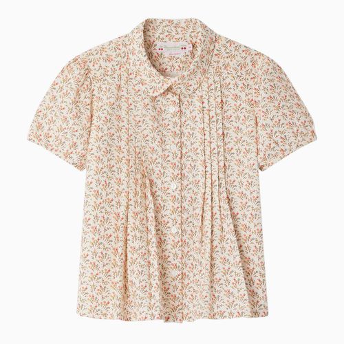 Blusa Fiammetta beige con stampa floreale - Bonpoint - Modalova