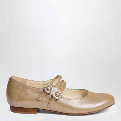 Golden Tam leather ballerina - Bonpoint - Modalova