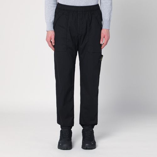 Black cotton jogging pants - Stone Island - Modalova