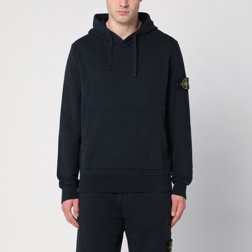 Navy blue hoodie - Stone Island - Modalova