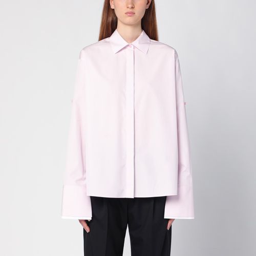 Camicia Turn-up rosa in cotone - Loewe - Modalova