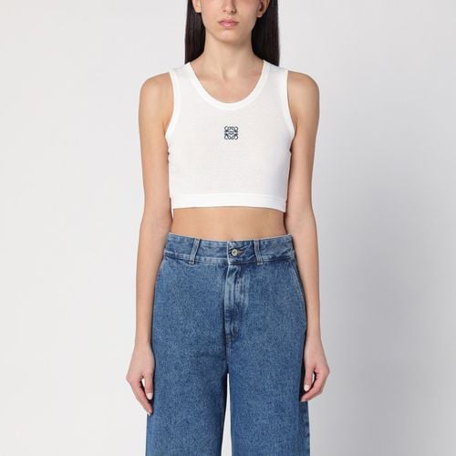 Cropped Tank-Top mit Anagram-Logo - Loewe - Modalova