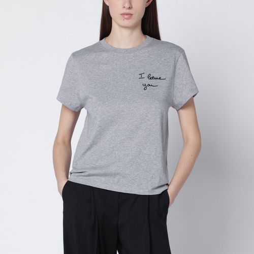 T-shirt grigia I LOEWE you - Loewe - Modalova