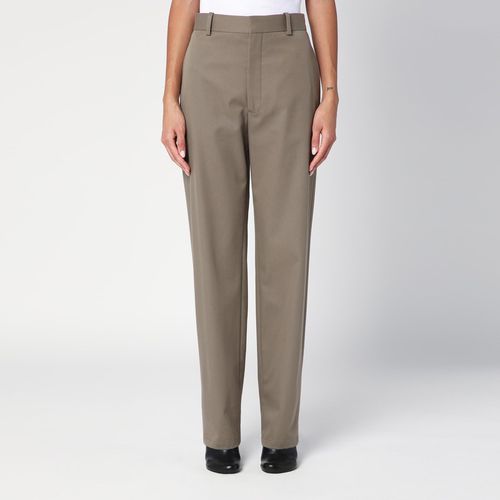 Pantalone kaki in seta e cotone - Loewe - Modalova