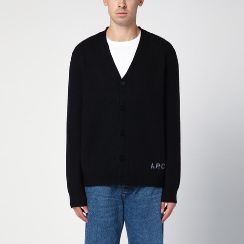 Black wool cardigan - A.P.C. - Modalova