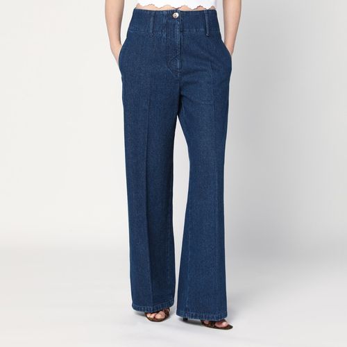 Jeans ampio blu inchiostro in denim - Patou - Modalova
