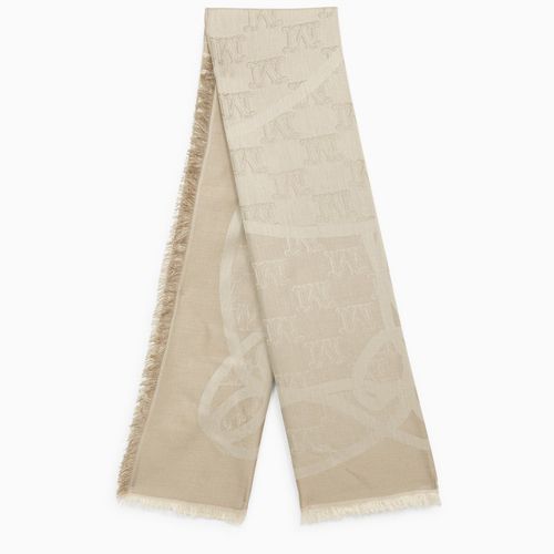 Beige silk scarf - Max Mara - Modalova