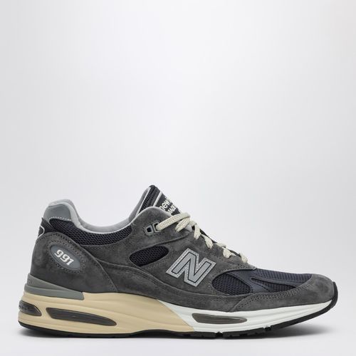 Grauer Sneaker Made in UK 991v2 - New Balance - Modalova