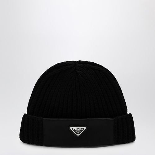 Re-Nylon gabardine/ wool cap - Prada - Modalova