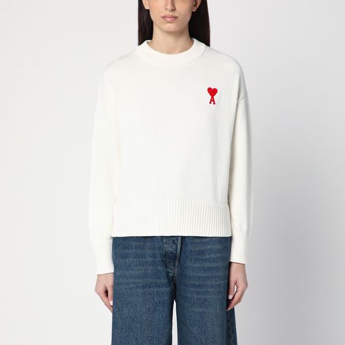 Ami De Coeur white jumper - Ami Paris - Modalova