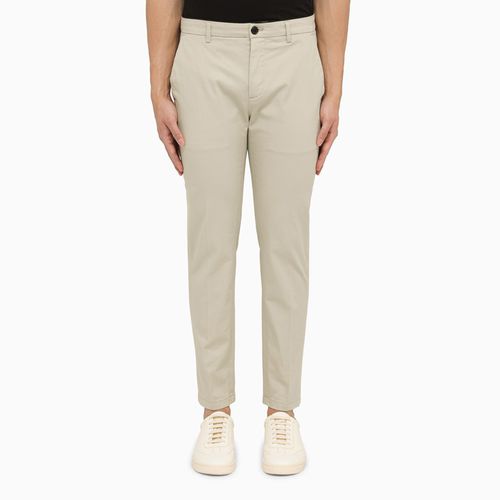 Regular stucco-coloured cotton trousers - DEPARTMENT 5 - Modalova