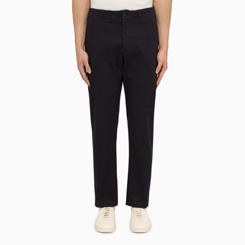 Regular blue navy cotton trousers - Department 5 - Modalova