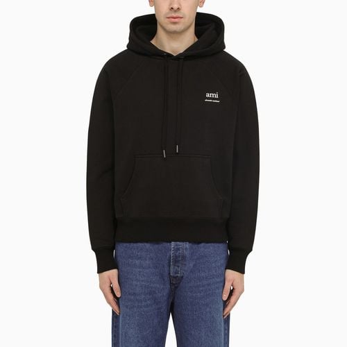 Schwarzer Hoodie mit Logo - Ami Paris - Modalova