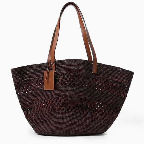 Borsa tote media Basket - Manebí - Modalova