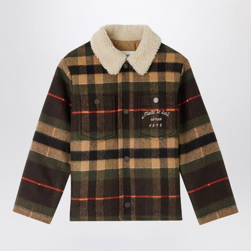 Baxter khaki checked jacket - Bonpoint - Modalova